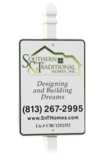Custom Home Builder signage tampa